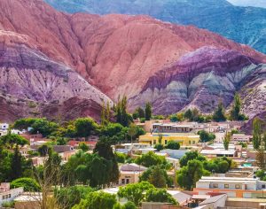Arjantin’de sakin bir köy manzarası